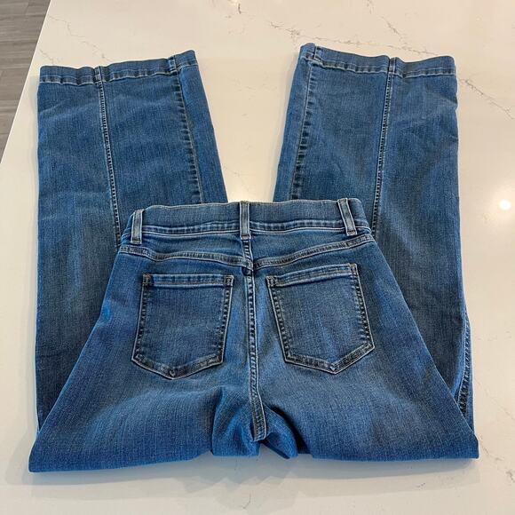 Spanx Front Seam Wide Leg Jean in Vintage Indigo Size XS Petite - Picture 5 of 12
